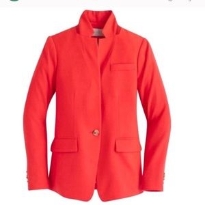 J Crew Women’s Red Regent Blazer